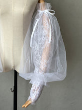 Load image into Gallery viewer, Detachable Sleeves for Wedding Dress Lace Tulle with Bow(s)