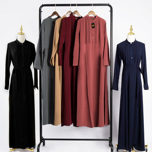 High End Muslim Photography Dresses 2021 Long Sleeve High Neck