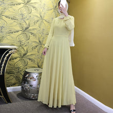 Load image into Gallery viewer, Chiffon Elegant Muslim Photography Dresses 2021  Maxi Dress For women with Hijab