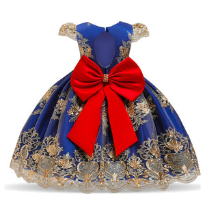 Lace Ball Gown Photography Dresses For Girls Princess Formal Prom Big Bowknot