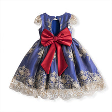 Load image into Gallery viewer, Lace Ball Gown Photography Dresses For Girls Princess Formal Prom Big Bowknot