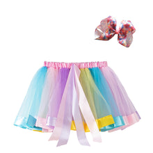 Load image into Gallery viewer, Tulle Rainbow Ball Gown Photography Dresses Princess For Girls Tutu Skirt