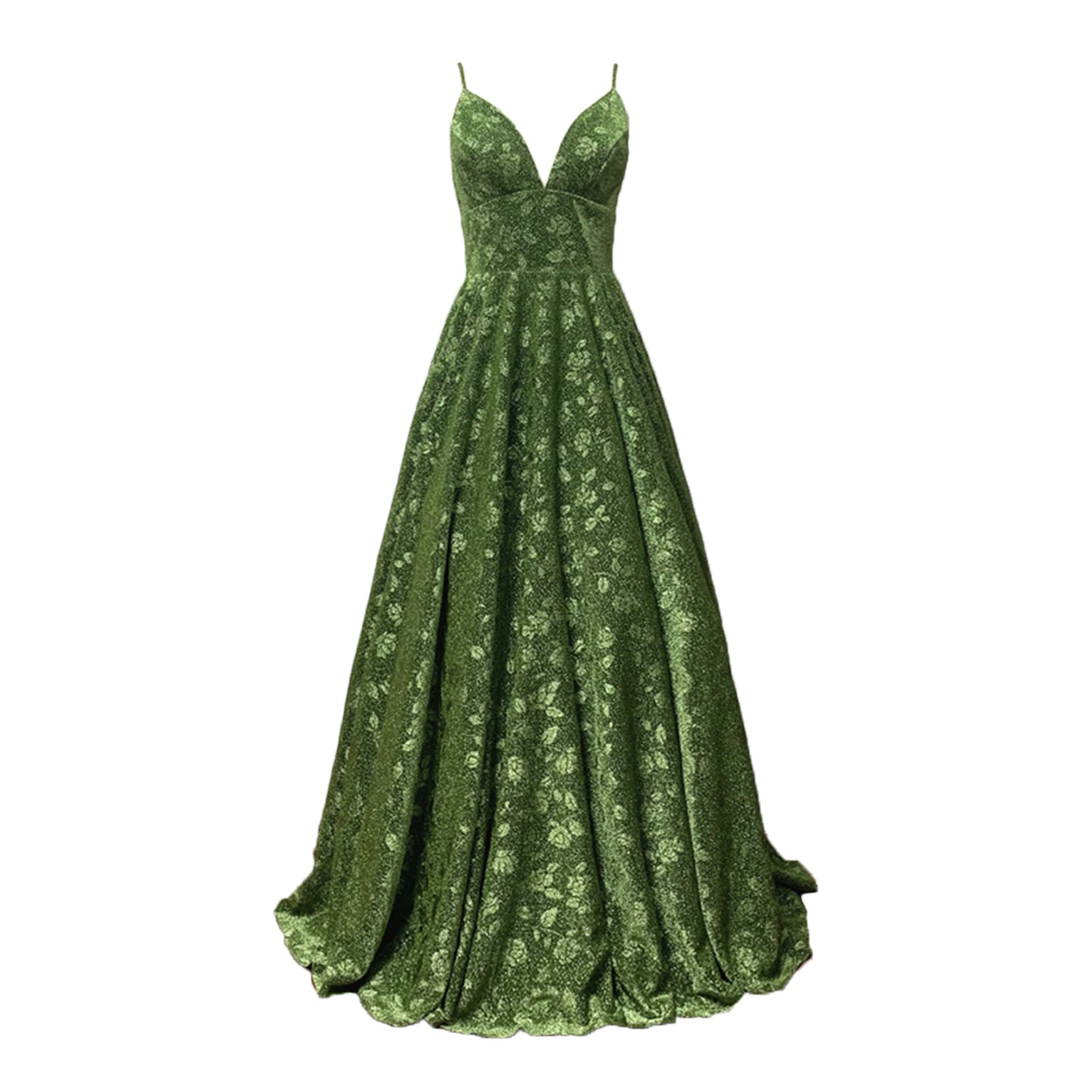 Green Prom Dress 2023 Spaghetti Straps V Neck with Pleats Corset Back AnnaCustomDress Green Prom Dress 2023 Spaghetti Straps V Neck with Pleats Corset Back AnnaCustomDress