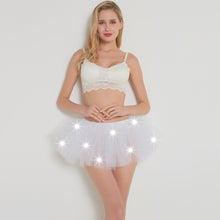 Load image into Gallery viewer, Christmas Party TUTU Mini-Skirts Tulle Puffy with LED Lights