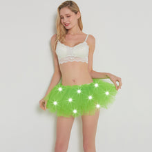 Load image into Gallery viewer, Christmas Party TUTU Mini-Skirts Tulle Puffy with LED Lights