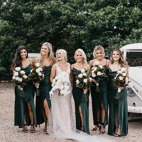 Green Bridesmaid Dress 2021 Cowl Neck Chiffon Maxi Slip Dress with Slit Burgundy / 2 Green Bridesmaid Dress 2021 Cowl Neck Chiffon Maxi Slip Dress with Slit Burgundy / 2