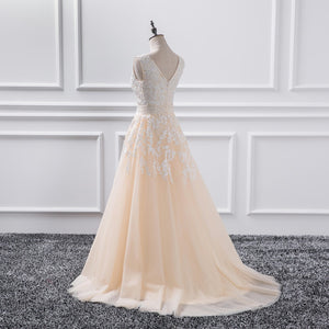 Lace Tulle Long Prom Dress 2020 Ball Gown