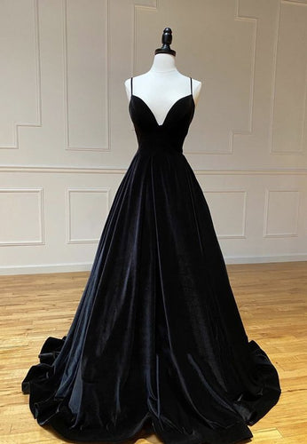 Black Prom Dress 2021 Velvet