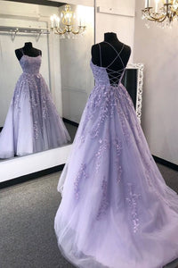 Pretty Prom Dress 2021 Fantasy Gown Light Purple Lace Tulle Corset Bac – AnnaCustomDress Pretty Prom Dress 2021 Fantasy Gown Light Purple Lace Tulle Corset Bac – AnnaCustomDress