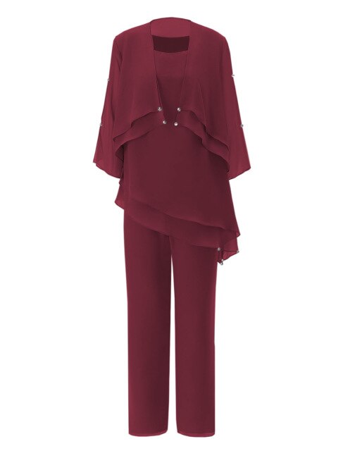 Champagne Mother of The Bride Dress Pantsuits Womens Asymmetrical Chiffon Suit with Short Outfit Jacket 3 Pieces 4 / Lavender Champagne Mother of The Bride Dress Pantsuits Womens Asymmetrical Chiffon Suit with Short Outfit Jacket 3 Pieces 4 / Lavender