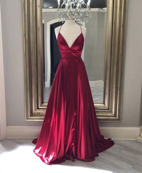 prom dresses 2022 red Red Lace Prom Dresses 2022, Evening Dress, Formal Dress, Dance Dresses   DressesTailor