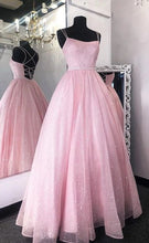 Load image into Gallery viewer, Trendy Prom Dress 2022 Ball Gown Sparkly Pink Tulle with Beading