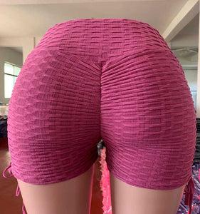 Drawstring Tiktok Leggings Yoga Shorts