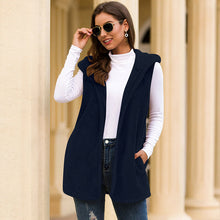 Load image into Gallery viewer, Fleece Vest Jacket Hoodie for Women