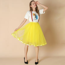 Load image into Gallery viewer, Christmas A-line Puffy with Straps Halloween Cosplay Costumes Tulle Knee-length Skirts