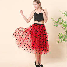 Load image into Gallery viewer, Tulle Tea-length Skirts A-line Puffy with Pleats