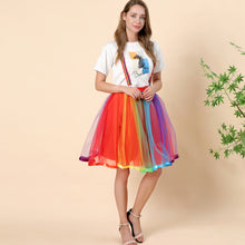 Load image into Gallery viewer, Christmas A-line Puffy with Straps Halloween Cosplay Costumes Tulle Knee-length Skirts