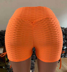 Drawstring Tiktok Leggings Yoga Shorts