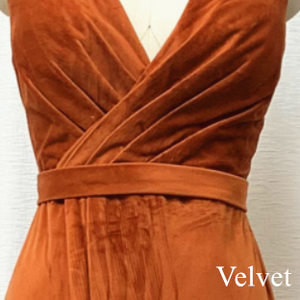 Burnt Orange Swatches - Chiffon/Jersey/Velvet