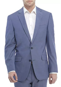 Men's Suit 2 Pcs Solid Slim Fit Wedding Grooms Tuxedos Simple Suit For Casual Business