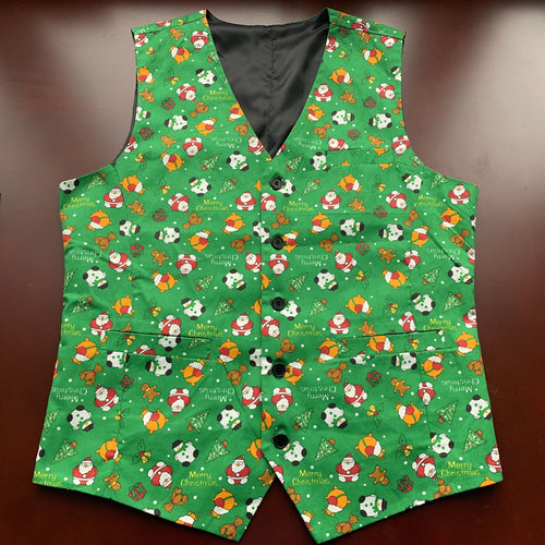 Men's Ugly Christmas Vest Made to Order Boys Kids Christmas Vest